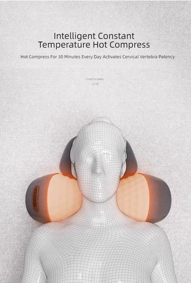 Hot Cervical Pillow Spine Sleeping Neck Massager Spine Non-Traction Heating Compress Neck Masajeador Pillow Relaxation Treatment